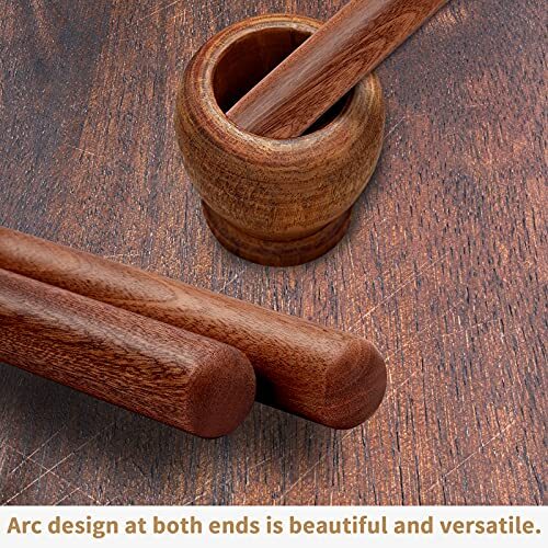 Aisoso French Rolling Pin, 17.7 Inches Wood Rolling Assorted Sizes , Colors gallery