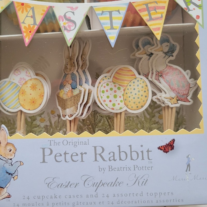 Peter Rabbit Easter Cupcake Kit By Beatrix Potter 24 Cupcake Cases Spring Party gallery