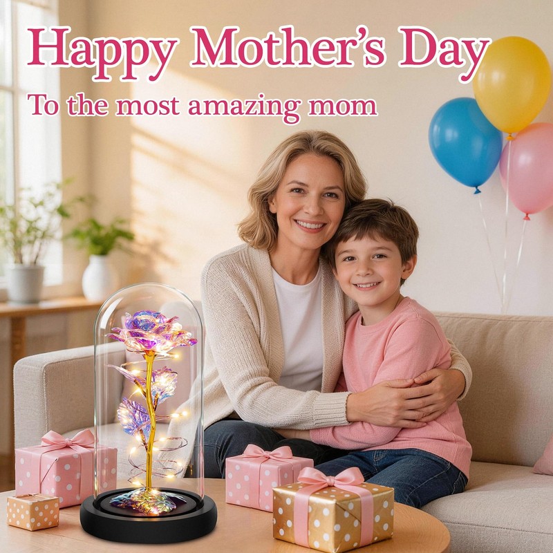Childom Mothers Day Mom Gifts for Mom,Birthday 4.2" x 7.8", Multi Color Large gallery