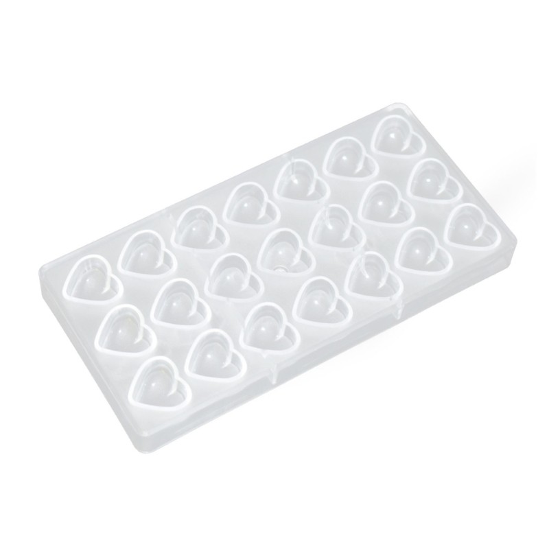 Nonstick Plastic Heart Shape DIY Baking Molds for Chocolate Candy Home Baking