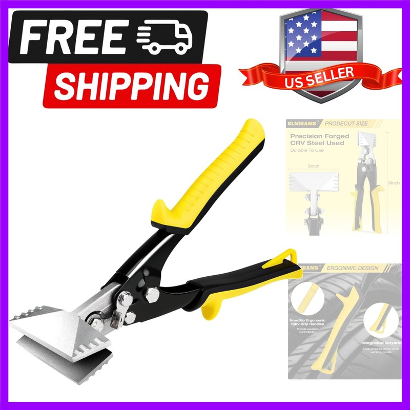3-Inch Sheet Metal Hand Seamer Tool, Heavy Duty Sheet Metal Bender for HVAC, …