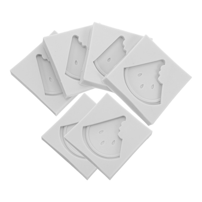 6 Pcs Fondant Molds for Cake Decorating Candy Decoration Chocolate Silicone