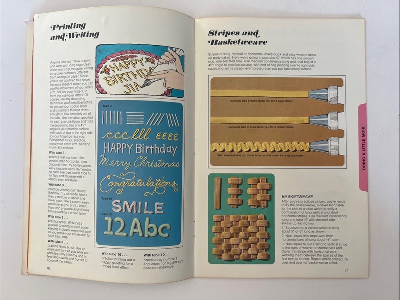 Basic Cake Decorating The Wilton Way Booklet 1975 Vintage Cake Instruction MCM gallery