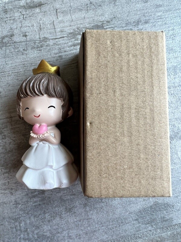 Princess & Prince Cake Decor Topper Wedding Anniversary Figurine Ornament NEW gallery
