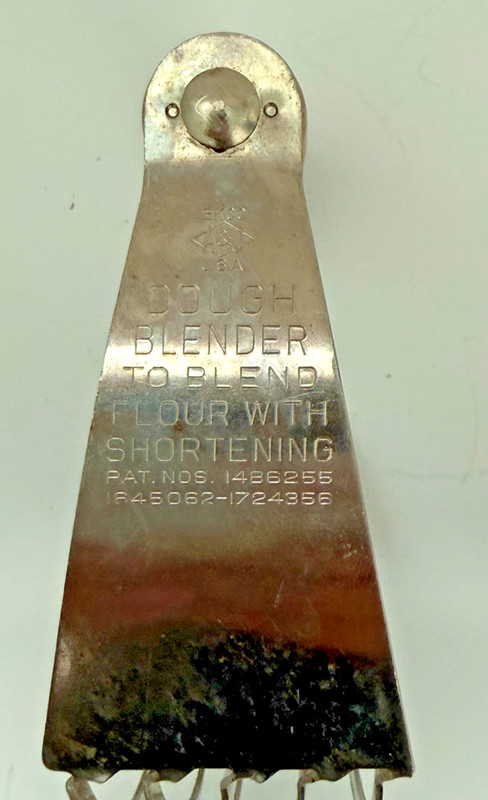 VTG Ekco Dough Blender Pastry Cutter USA Chromium Plated Sturdy Pat.# 1486255 gallery