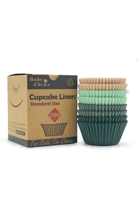 Cupcake Liners 200 Pcs Paper Muffin Cups Standard Cupcake Wrappers Calyx gallery