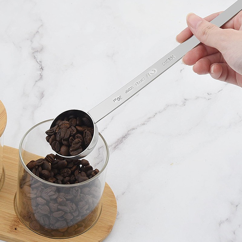 Coffee Scoop Long Handle 201 Stainless Steel Milk Coffee Powder Measuring Spoon gallery