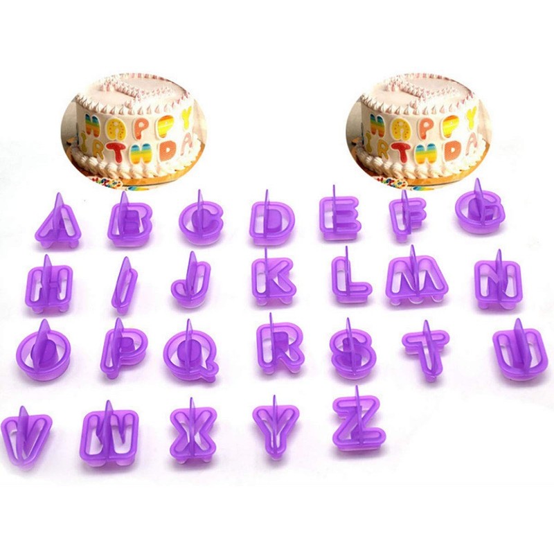 Fondant Letter Cutters, Alphabet Cutters, Letter and Number Fondant Cutter Se... gallery