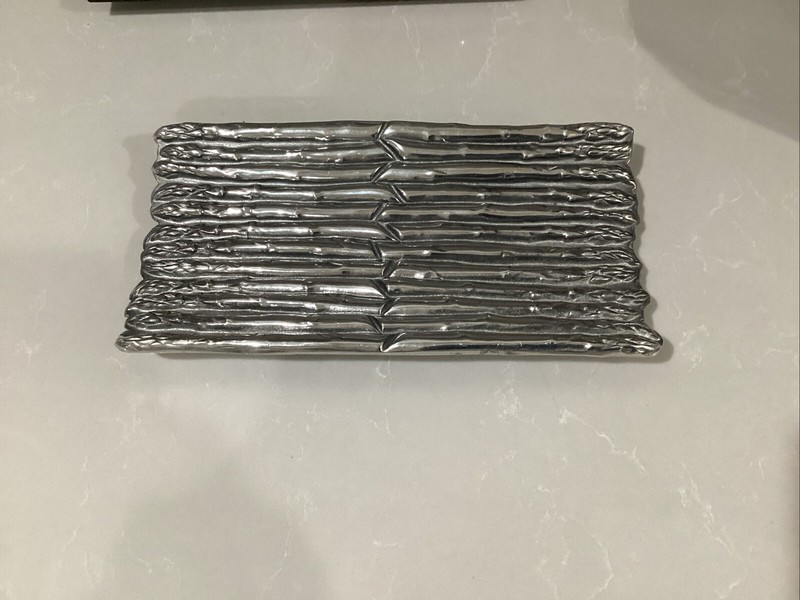 Wilton Armetale Asparagus Metal Tray – 11 5/8” X 6”. New Handcrafted In The USA