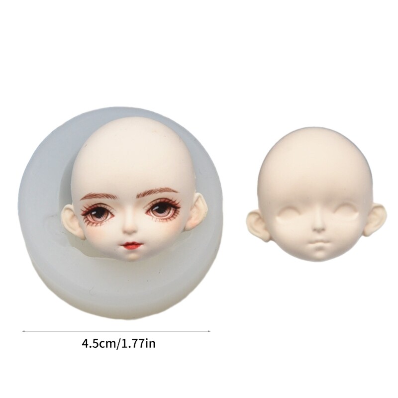 DIY Clay Moulds Decorating Tools Silicone Clay Face Molds for Craft Lover gallery