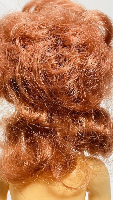 Wilton Cake Tops Topper Red Hair Little Girl Doll Pick Top Half Vintage gallery