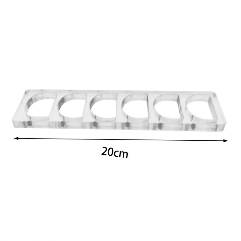 Macaron Display Holder Appetizer Serving Tray Transparent Creative Rectangle gallery