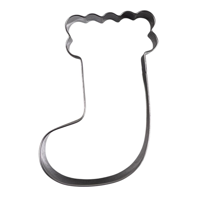 4 Stainless Steel Metal Enamel Standard Size Christmas Cookie Cutters Set Lot gallery