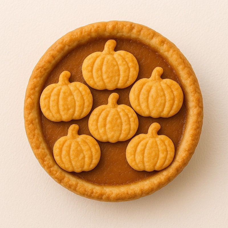 Mini Pumpkin 1.5'' Cookie Cutter Fall Halloween Farmers Market Thanksgiving Pie gallery