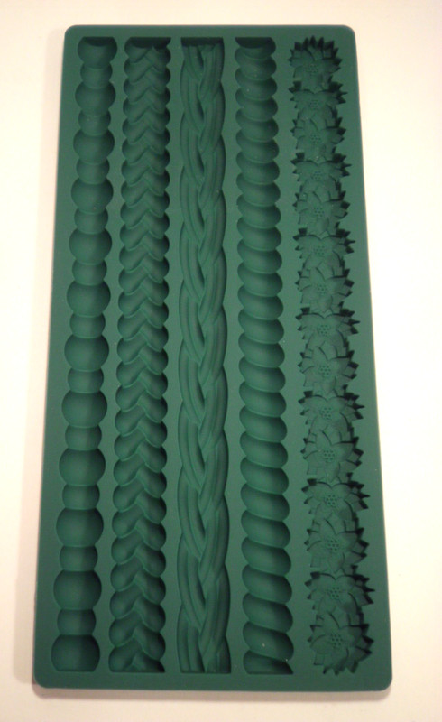 NIP CWC Silicone Pie Crust Mold Green 5 Designs #WAHLP60 2024 Christmas Everyday gallery