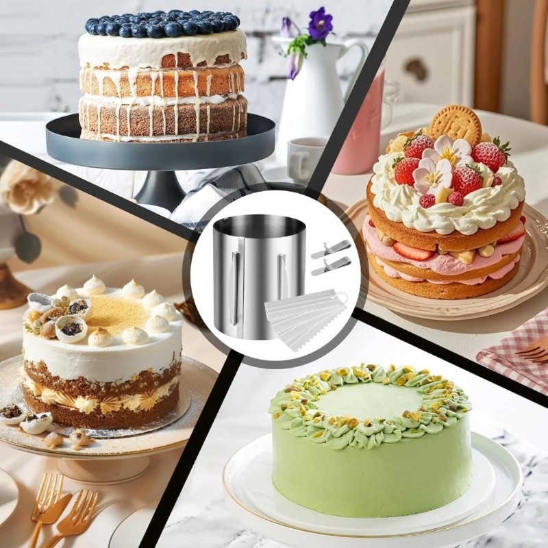 20cm High Cake Hoop modifiable Tool For Tall Cakes gallery