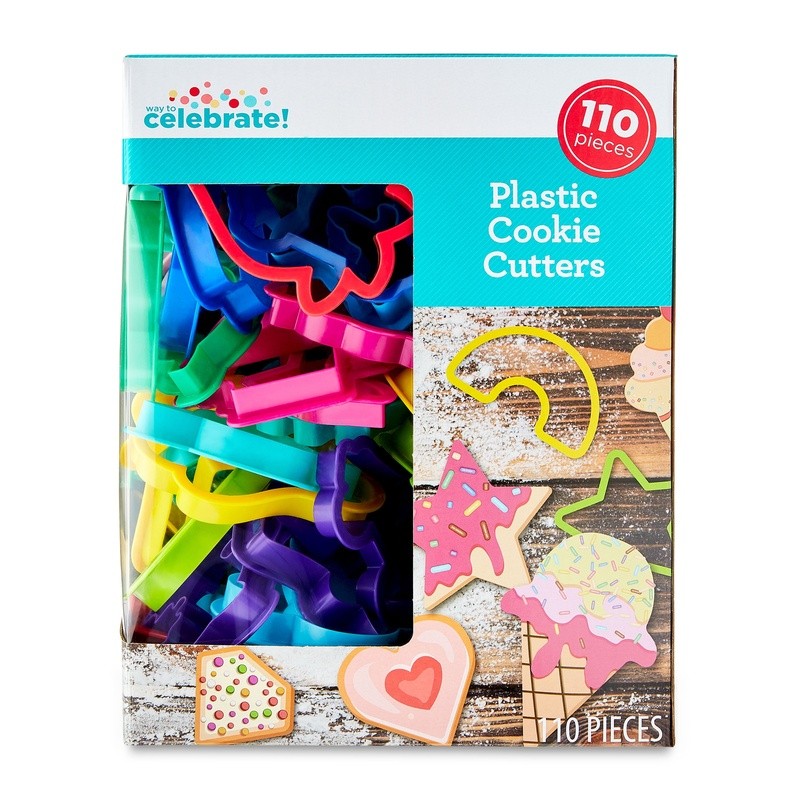 Assorted Shapes Cookie Cutter Set 110 Pieces Baking Animals Flowers Numbers New gallery