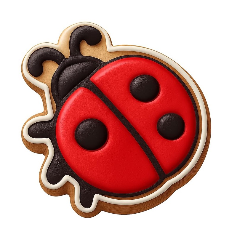 Crawling Ladybug Cookie Cutter & Stamp - 4x3.5 Fun Kitchen Baking gallery