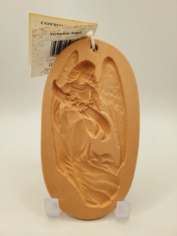 AMACO Cotton Press 1995 Vintage Press Cookie Mold “Victorian Angel”