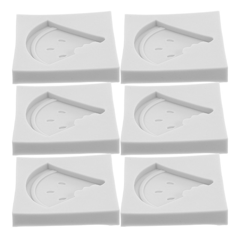 6Pcs Flexible Silicone Candy Molds Watermelon Slice for DIY Baking and Crafting
