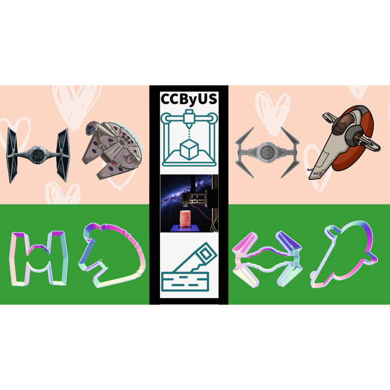 Space Wars Cookie Cutters Set 5