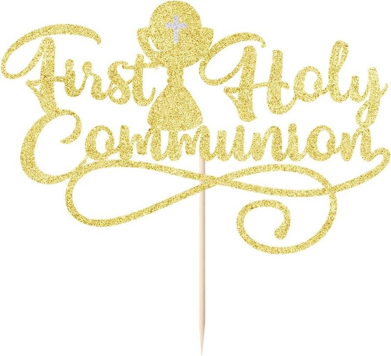 First Communion Cake Topper,God Bless,First Holy Communion Decoration,Featured gallery