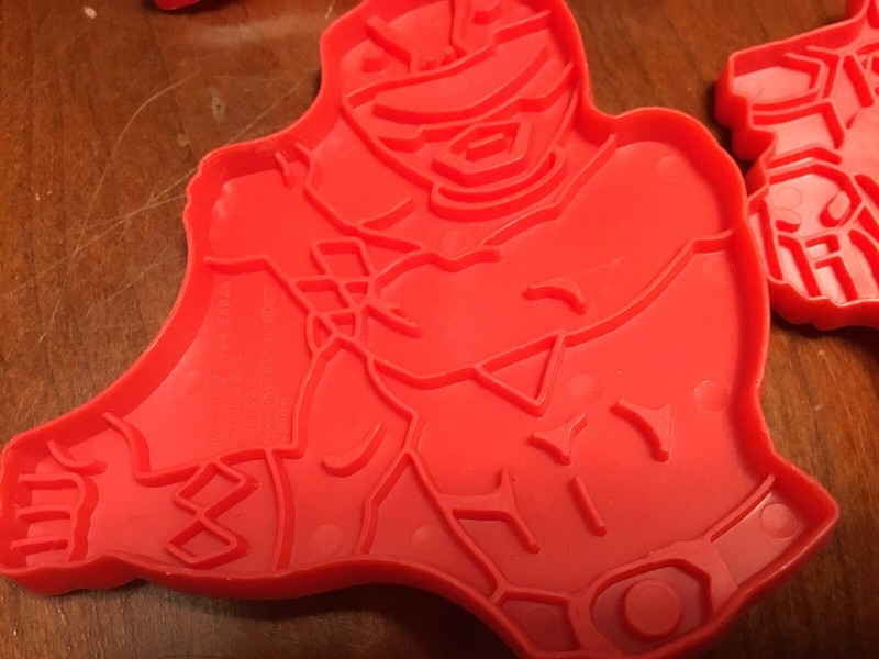 Lot Of 4 Wilton Power Ranger Cookie Cutters Plastic approx 3” Birthday Party gallery
