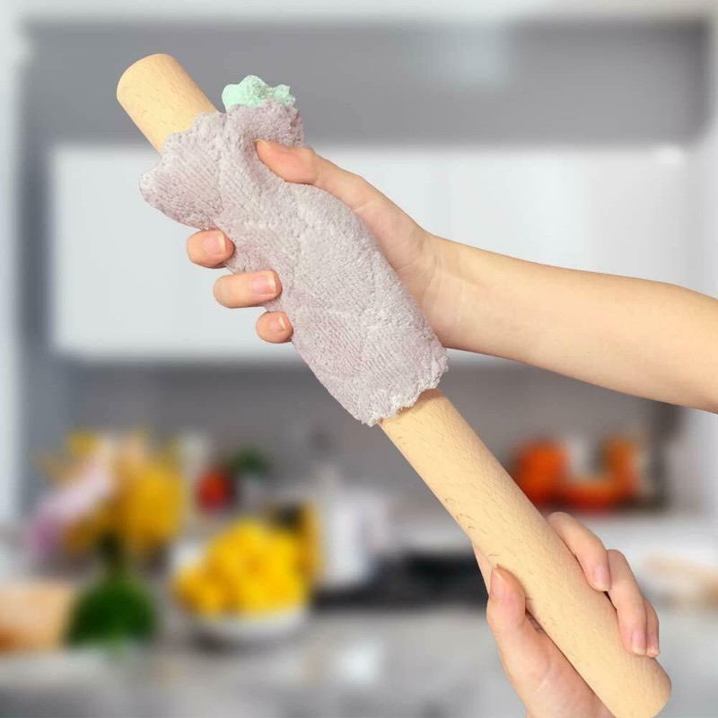 Wooden Rolling Pins for Bakin, Nonstick Rolling Pin (13x1.4 inch) gallery