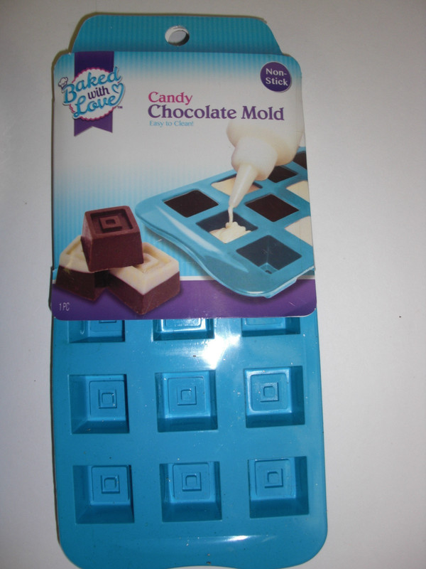 Baked With Love Square Chocolate Candy Mold Nonstick 15 Square Molds MAKE OFFER gallery