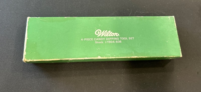 Wilton 4-Piece Candy Dipping Tool Set #1904-838 Boxed Set Made In Japan