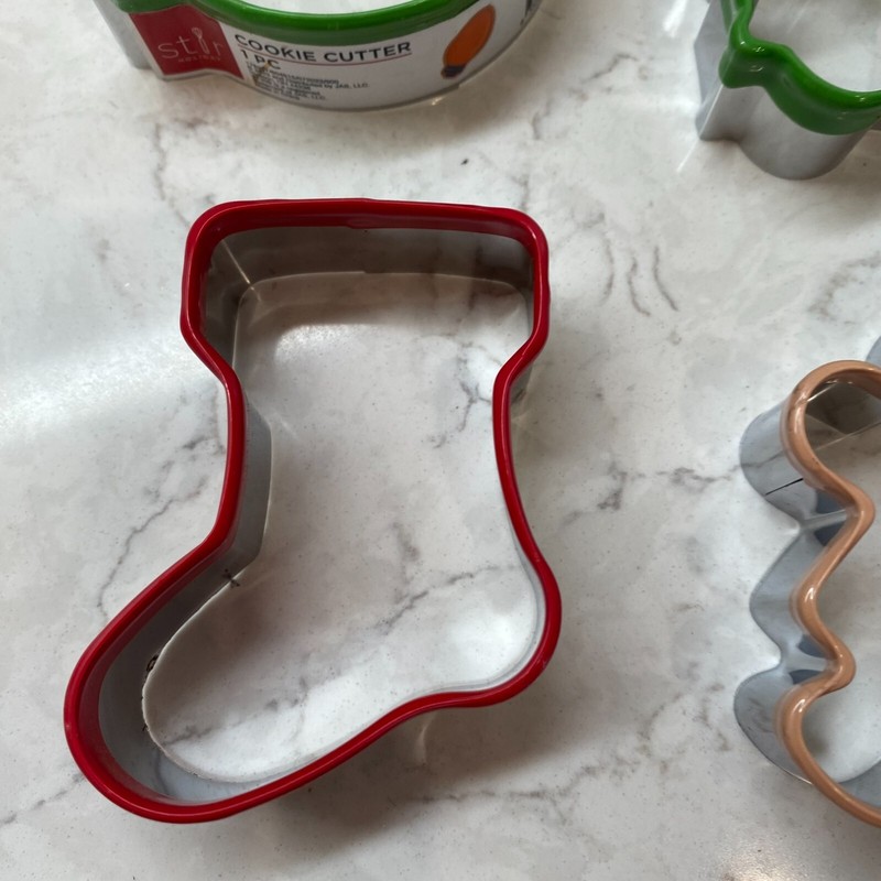 Christmas Cookie Cutter STIR Assorted Shapes PVC Edge Baking - Set of 4 gallery
