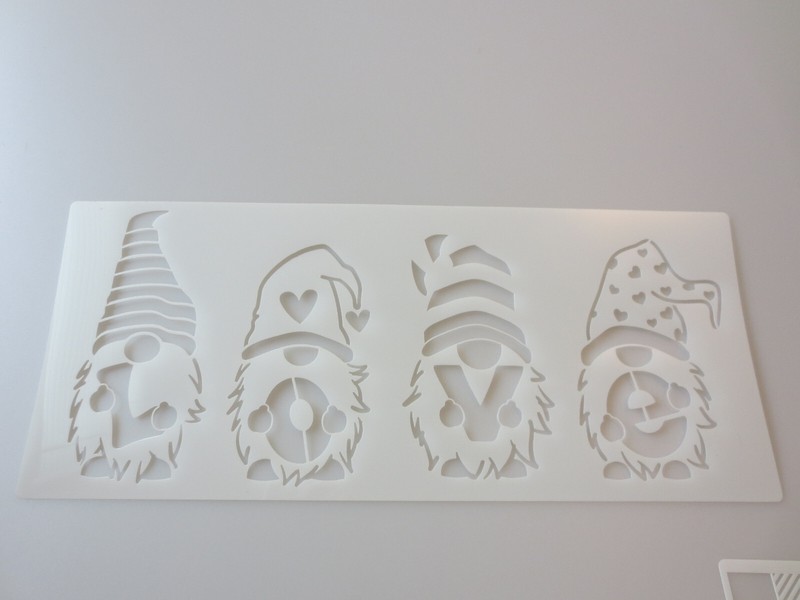 6 X 14 VALENTINE DAY STENCIL CRAFTS CAKES KNOME LOVE