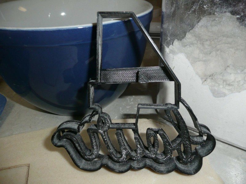 NUMBER FOUR 4 WITH WORD LETTERED BIRTHDAY ANNIVERSARY COOKIE CUTTER USA PR2405 gallery