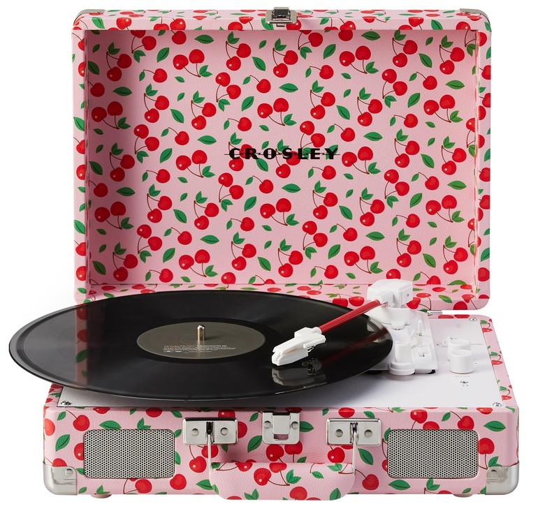 Crosley Cr8005F-Rc Cruiser Plus Vintage 3-Speed Bluetooth In/Out Suitcase Vinyl