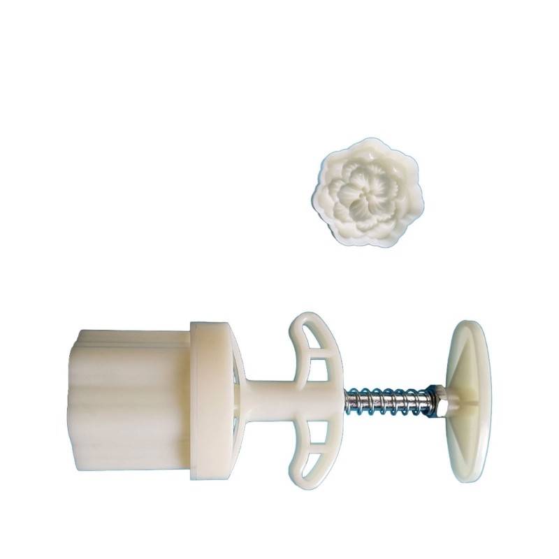 Plastic Material Mooncake Molds Mooncake Stamps Moon Cake Mould Flower Shaped