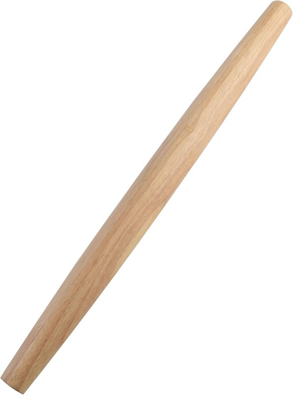 French Rolling Pin (17 Inches) –WoodenRoll Pin for Fondant, Pie Crust, Cookie,