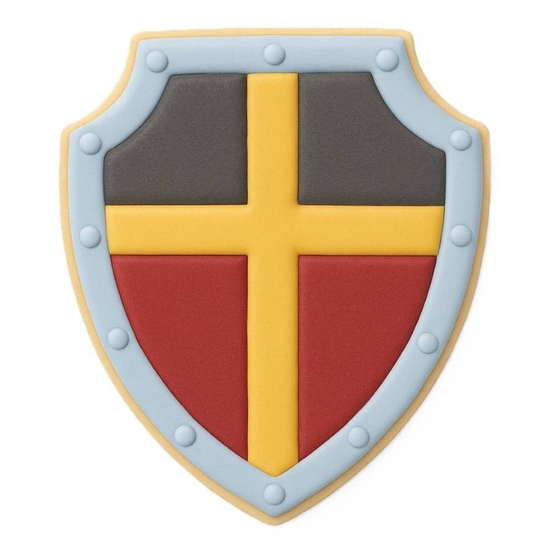 Badge Shield 4'' Cookie Cutter Metal gallery