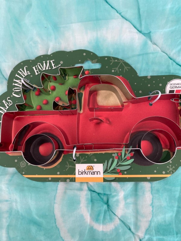 Birkmann Pick Up Truck With Christmas Tree Large Cookie Cutter 8″ Long NEW