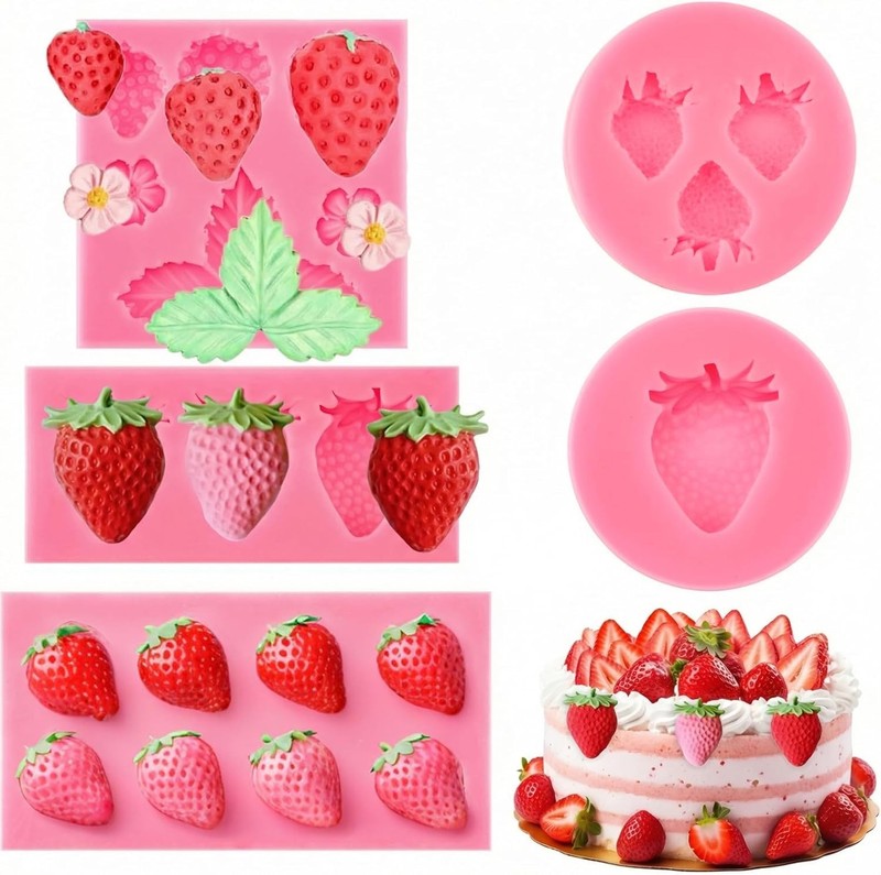 4 Pcs Flower&Bow Molds Chocolate Bow Chocolate Molds Silicone Cake Pop Mold gallery