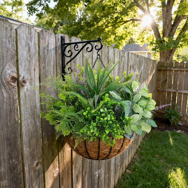 Hrobek Outdoor Faux Plants Uv Resistant - 12 Bouquets Realistic Artificial gallery