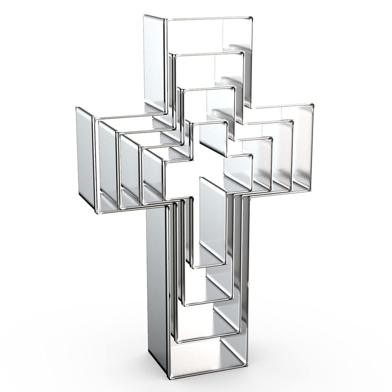 Cross Cookie Cutter Set Assorted Sizes 5 4 3 2 Inch Baking Cookie Cutters