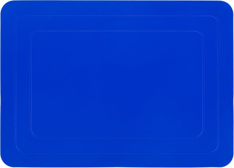 Mars Wellness Rectangular Non Slip Silicone Mat - Anti Slip Large Table Coaster