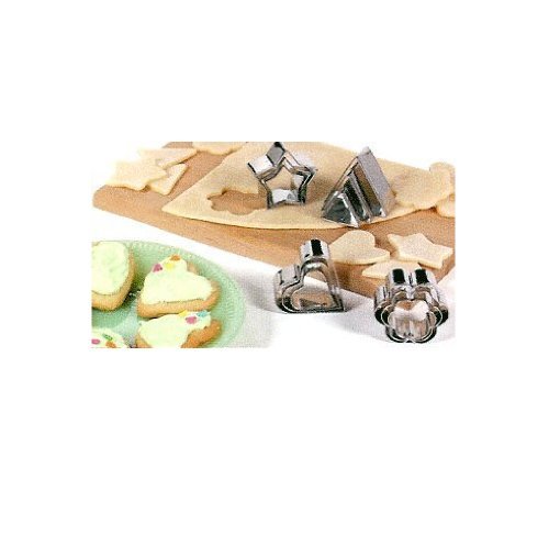 Art of Classic Cookies Nested Cutters&Recipe Book Flowers Hearts Stars Triangles gallery