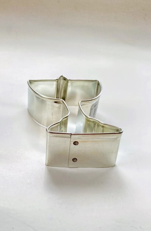 CRATE AND BARREL Menorah Cookie Cutter Tin-Plated Stainless Steel 4.5in NWT gallery