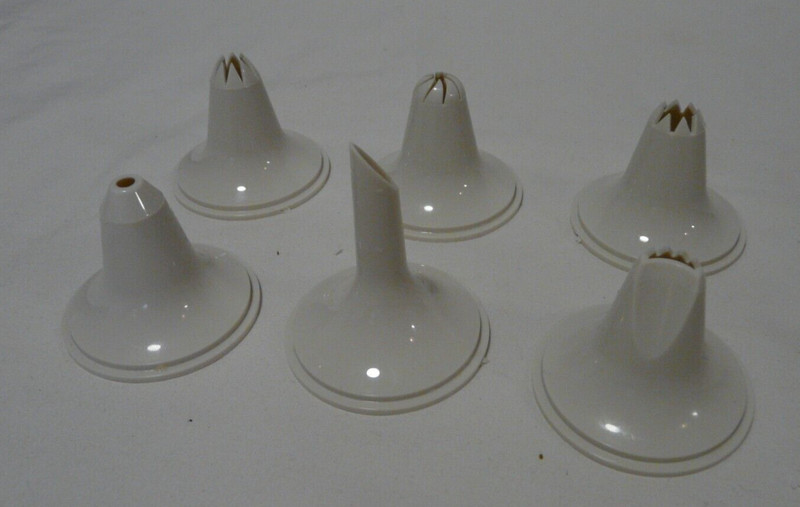 The Pampered Chef Easy Accent Decorator 1778 1775 6 TIPS ONLY Replacement Part gallery