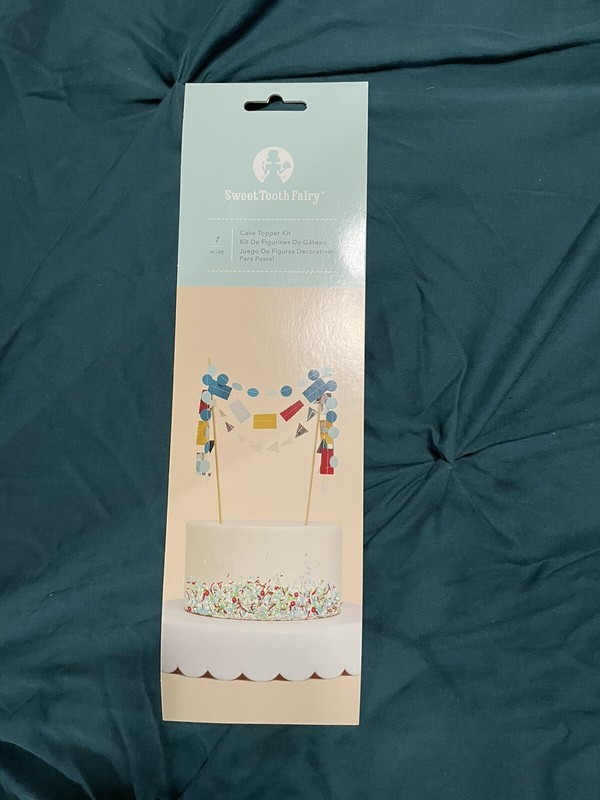 NEW Sweet Tooth Fairy Cake Topper Kit 9 Piece Set Celebration Banners gallery