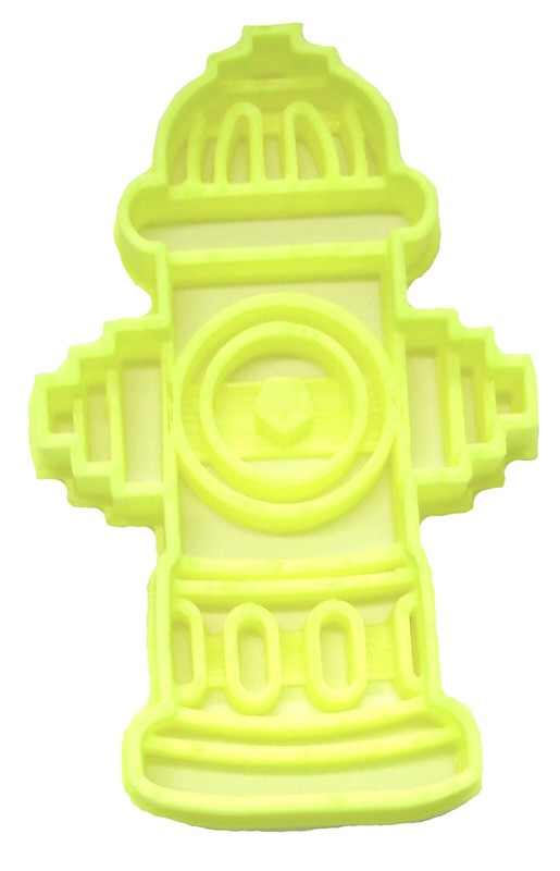 FIRE HYDRANT FIREPLUG PUMP FIREFIGHTER WATER SUPPLY COOKIE CUTTER USA PR2384