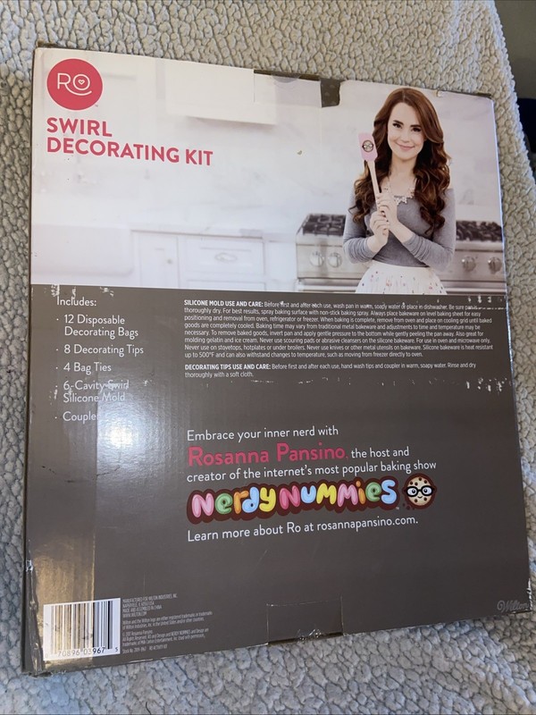 Wilton Swirl Decorating Kit Nerdy Nummies New In Box Never Opened Poop Emoji cup gallery