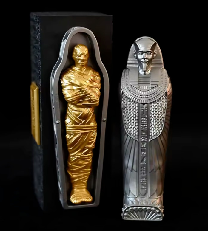 6 in Mummy silicone mold Resin, plaster, soap,candle mold 0-u79