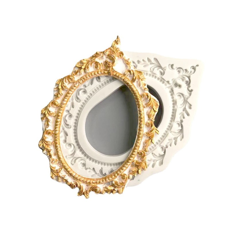 Baroque Style Roller Blind Lace Fudge Mold Cake Border Decoration Sugarcraft